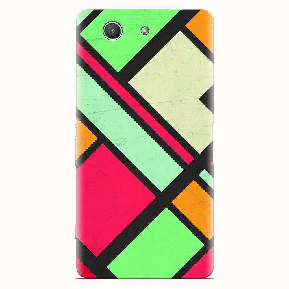 Husa silicon pentru Sony Xperia Z3 mini, Retro Grunge
