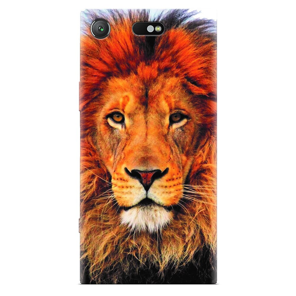 Husa silicon pentru Sony Xperia XZ Compact, Colorful Lion4
