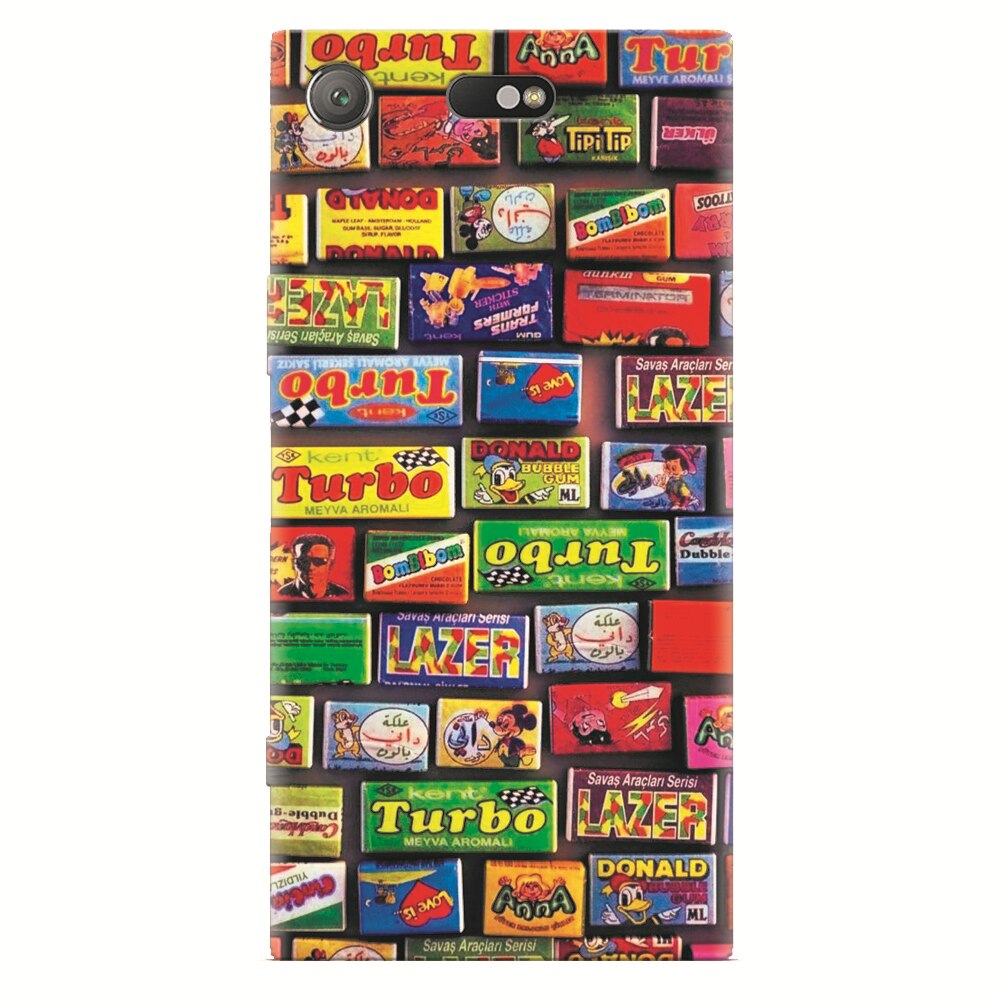 Husa silicon pentru Sony Xperia XZ Compact, Chewing Gum Turbo