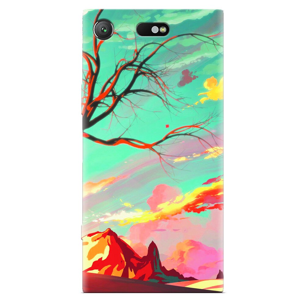 Husa silicon pentru Sony Xperia XZ Compact, Artistic Landscape