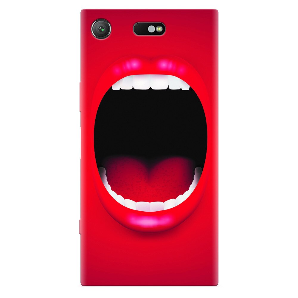 Husa silicon pentru Sony Xperia XZ Compact, Big Mouth