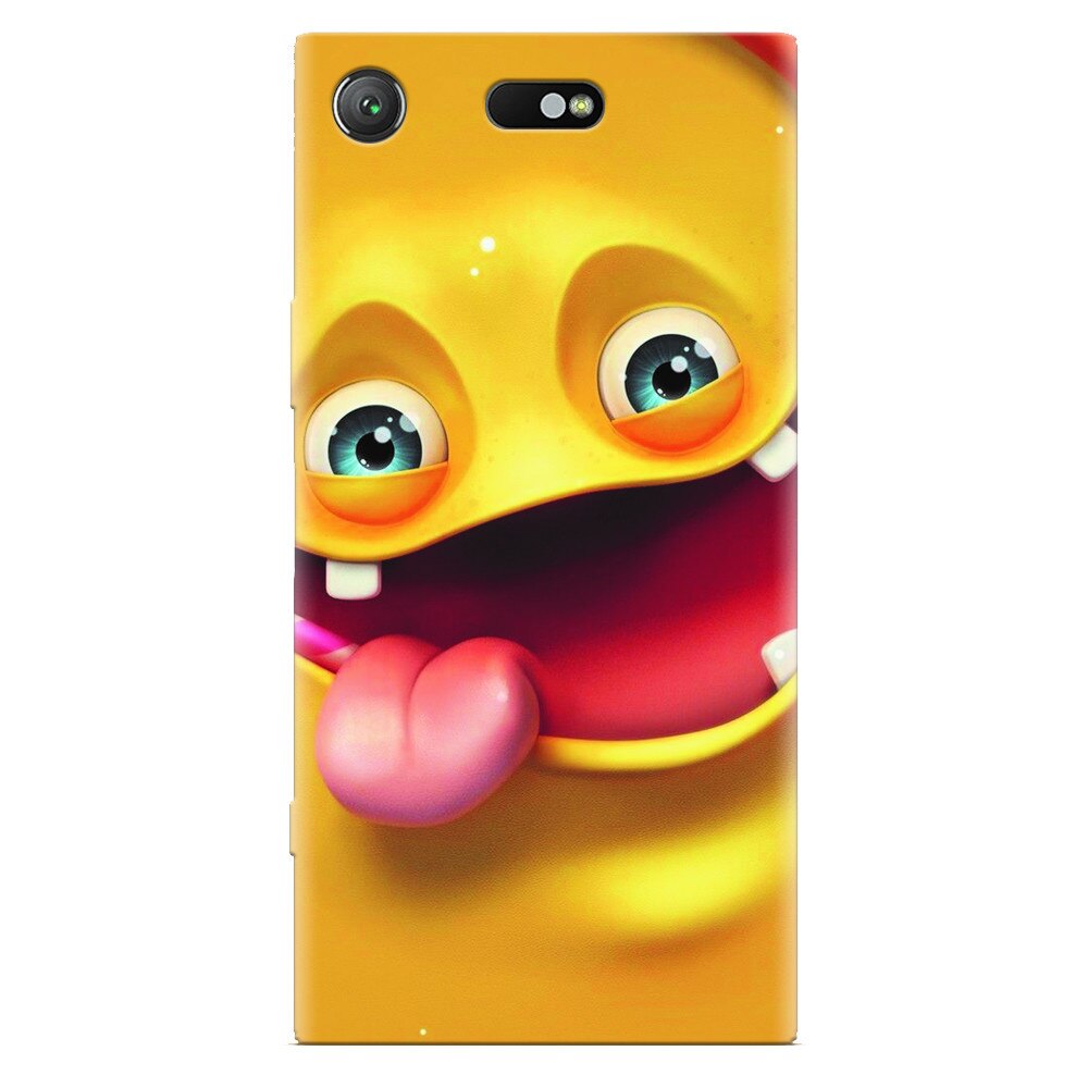Husa silicon pentru Sony Xperia XZ Compact, Cute Monster