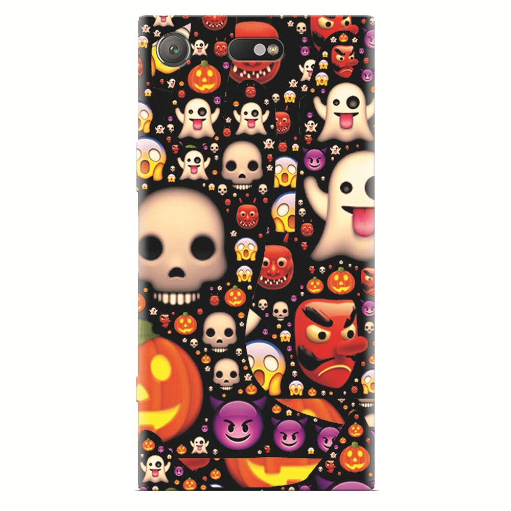 Husa silicon pentru Sony Xperia XZ Compact, Emoji Mess