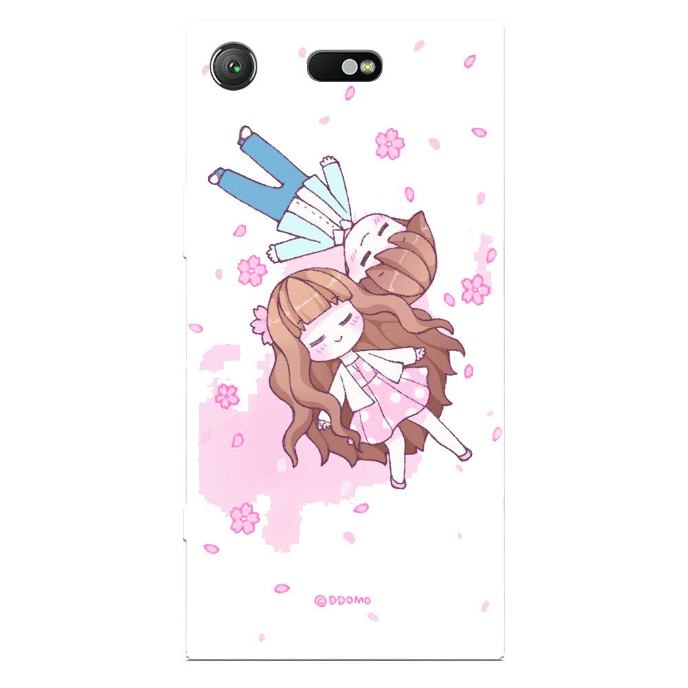 Husa silicon pentru Sony Xperia XZ Compact, Cute Couple