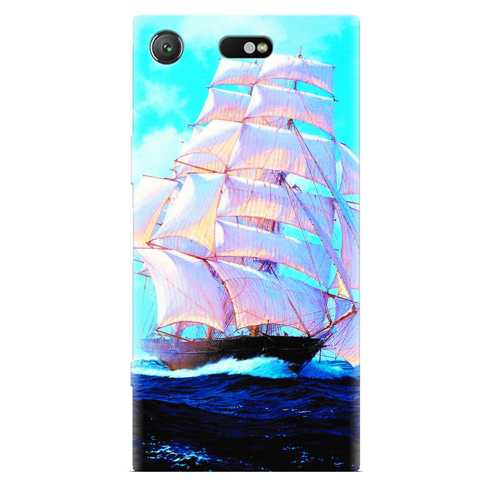 Husa silicon pentru Sony Xperia XZ Compact, Attractive Art Of Ships