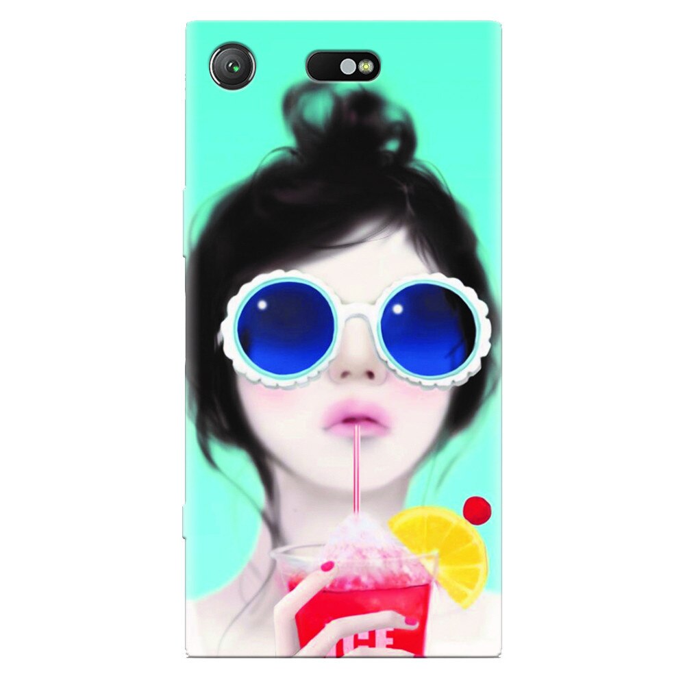 Husa silicon pentru Sony Xperia XZ Compact, Cute Girly 001