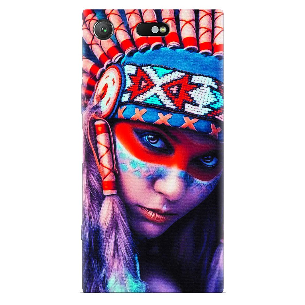 Husa silicon pentru Sony Xperia XZ Compact, Attractive Girl Model