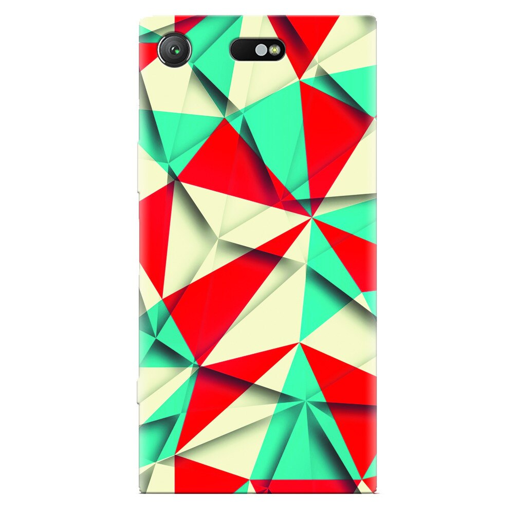 Husa silicon pentru Sony Xperia XZ Compact, Abstract Vector