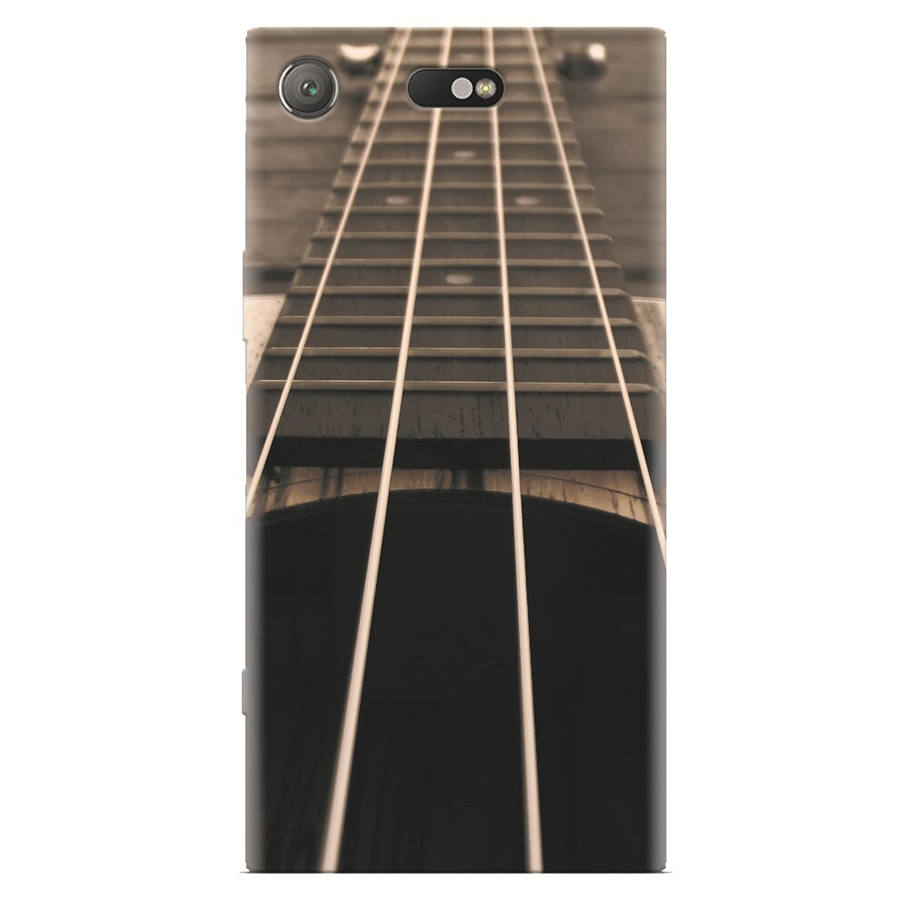 Husa silicon pentru Sony Xperia XZ Compact, Bass Guitar