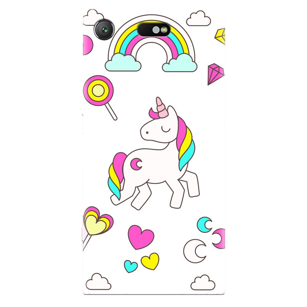 Husa silicon pentru Sony Xperia XZ Compact, Cute Unicorn