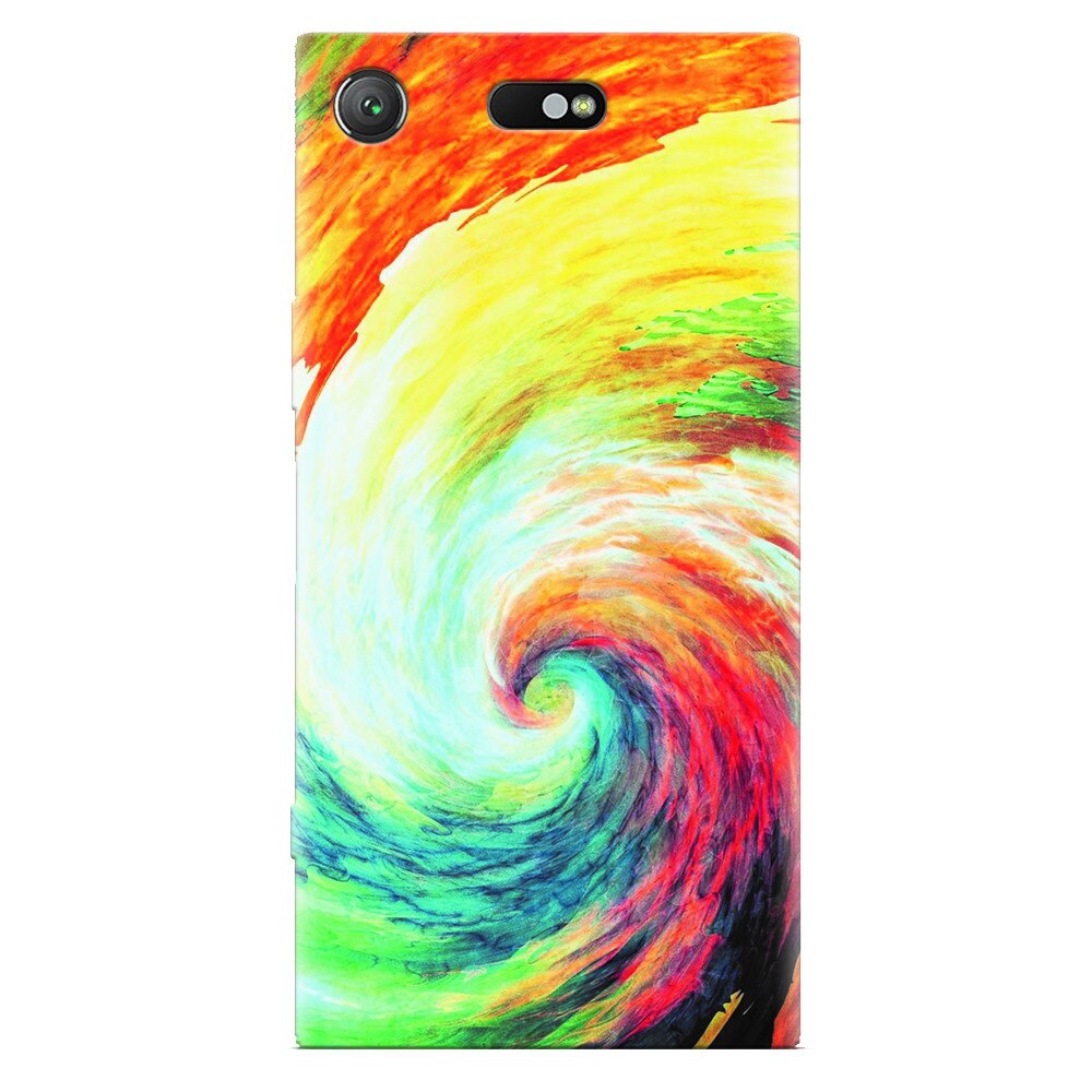 Husa silicon pentru Sony Xperia XZ Compact, Big Wave Painting