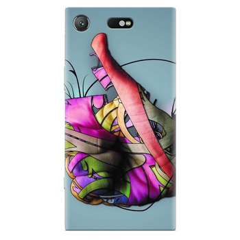 Husa silicon pentru Sony Xperia XZ Compact, Beautiful Hand Art Husa silicon pentru Sony Xperia XZ Compact, Beautiful Hand Art