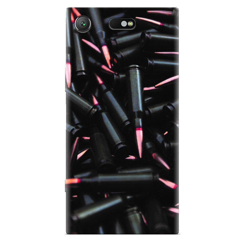 Husa silicon pentru Sony Xperia XZ Compact, Ammunition Bullets