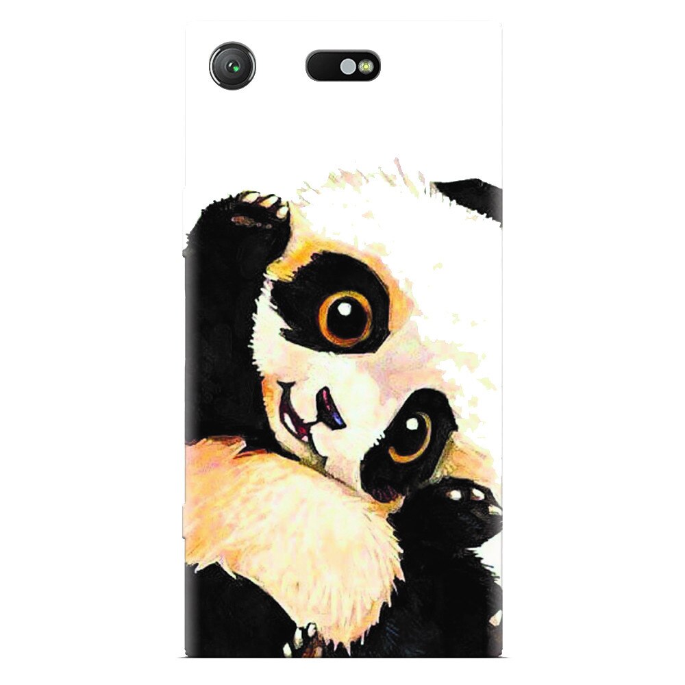 Husa silicon pentru Sony Xperia XZ Compact, Baby Panda 002