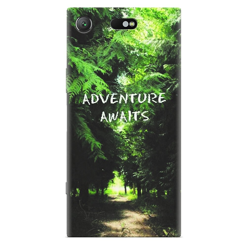Husa silicon pentru Sony Xperia XZ Compact, Adventure Awaits Forest