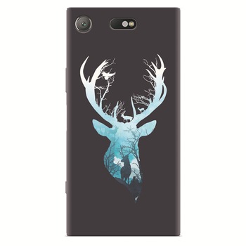 Husa silicon pentru Sony Xperia XZ Compact, Cerb Husa silicon pentru Sony Xperia XZ Compact, Cerb