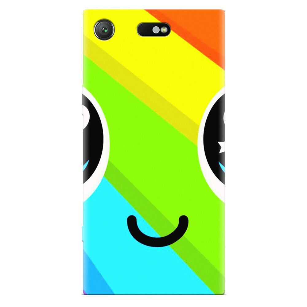 Husa silicon pentru Sony Xperia XZ Compact, Happy Face