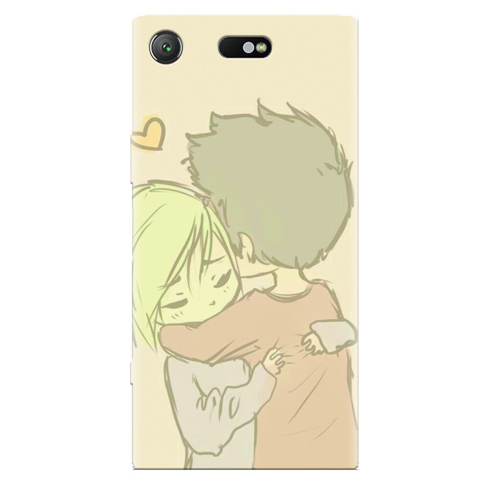 Husa silicon pentru Sony Xperia XZ Compact, Couple Hug
