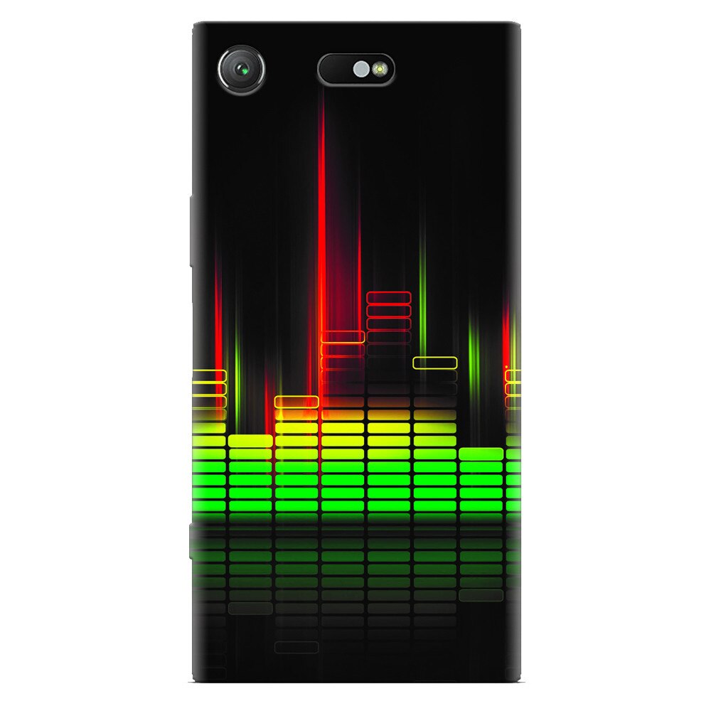 Husa silicon pentru Sony Xperia XZ Compact, Abstract Dj Sound System