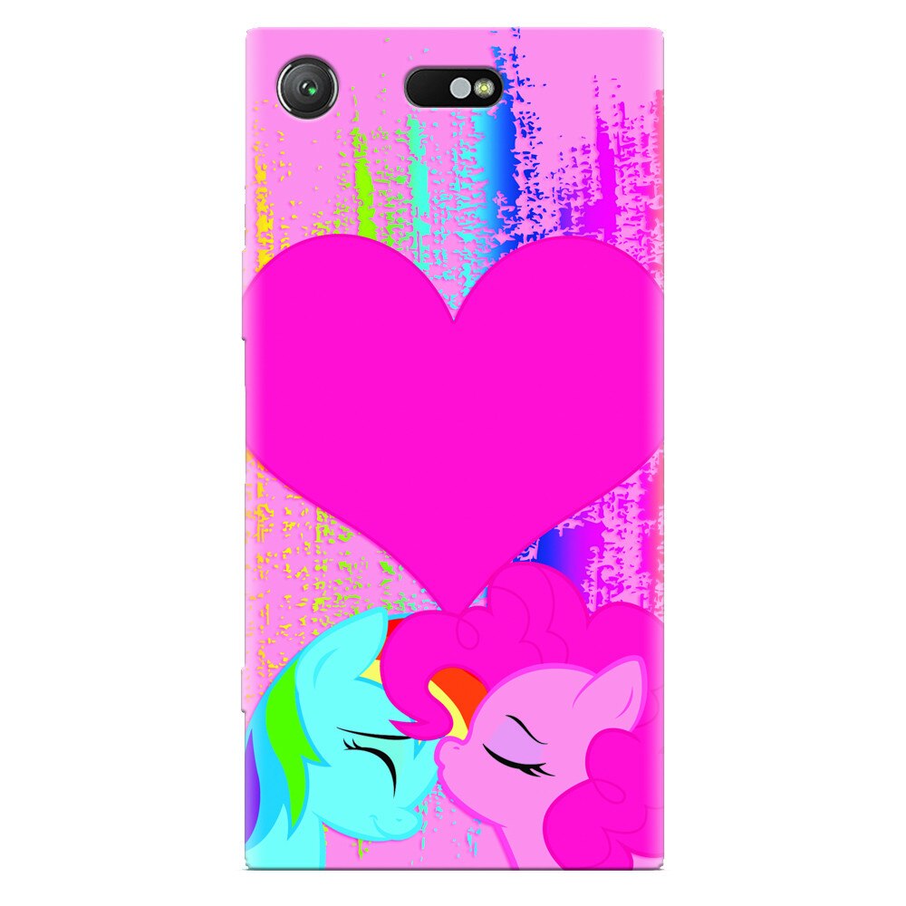 Husa silicon pentru Sony Xperia XZ Compact, Pinkie Kiss