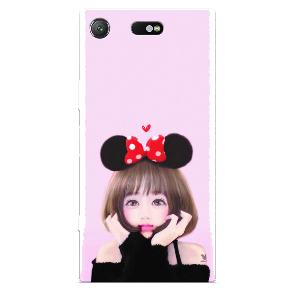 Husa silicon pentru Sony Xperia XZ Compact, Girly 002