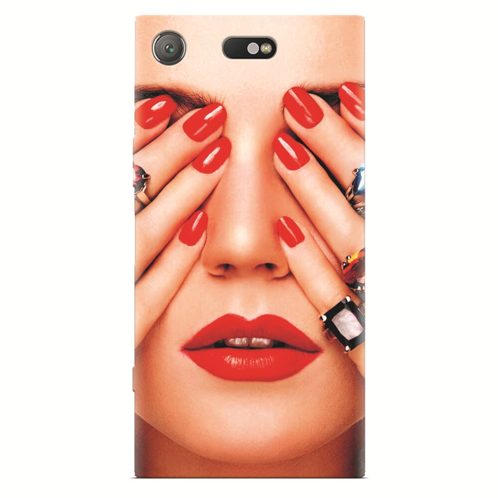 Husa silicon pentru Sony Xperia XZ Compact, Rings On All Fingers