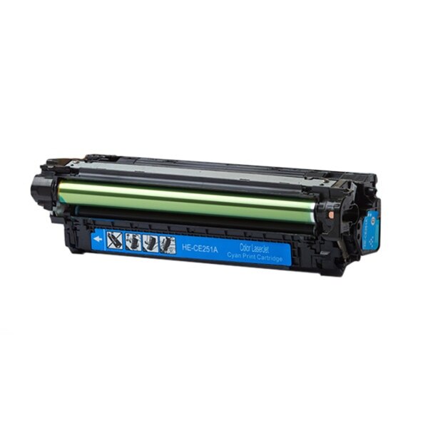 Cartus Toner compatibil cu HP CE251A, Cyan, 7000 pagini, pentru HP Color Laserjet CM3530, CM3530 FS, CM3530 FS MFP, CM3530 MF, CM3530 MFP, CP3520 DN, CP3520 N, CP3520 X, CP3523, CP3525, CP3525 DN, CP3525 N, CP3525 X, CP3527, CP3529