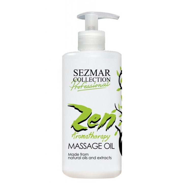 Масажно масло за тяло Sezmar Collection ZEN, 500ml - за аромотерапия