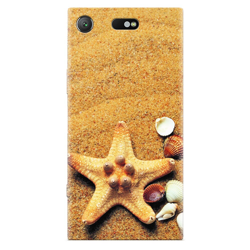 Husa silicon pentru Sony Xperia XZ Compact, Sea Shells