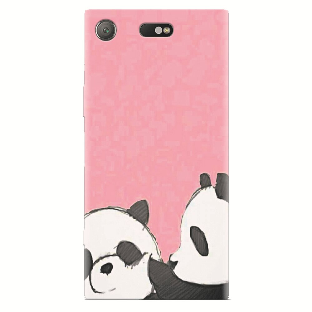 Husa silicon pentru Sony Xperia XZ Compact, Panda