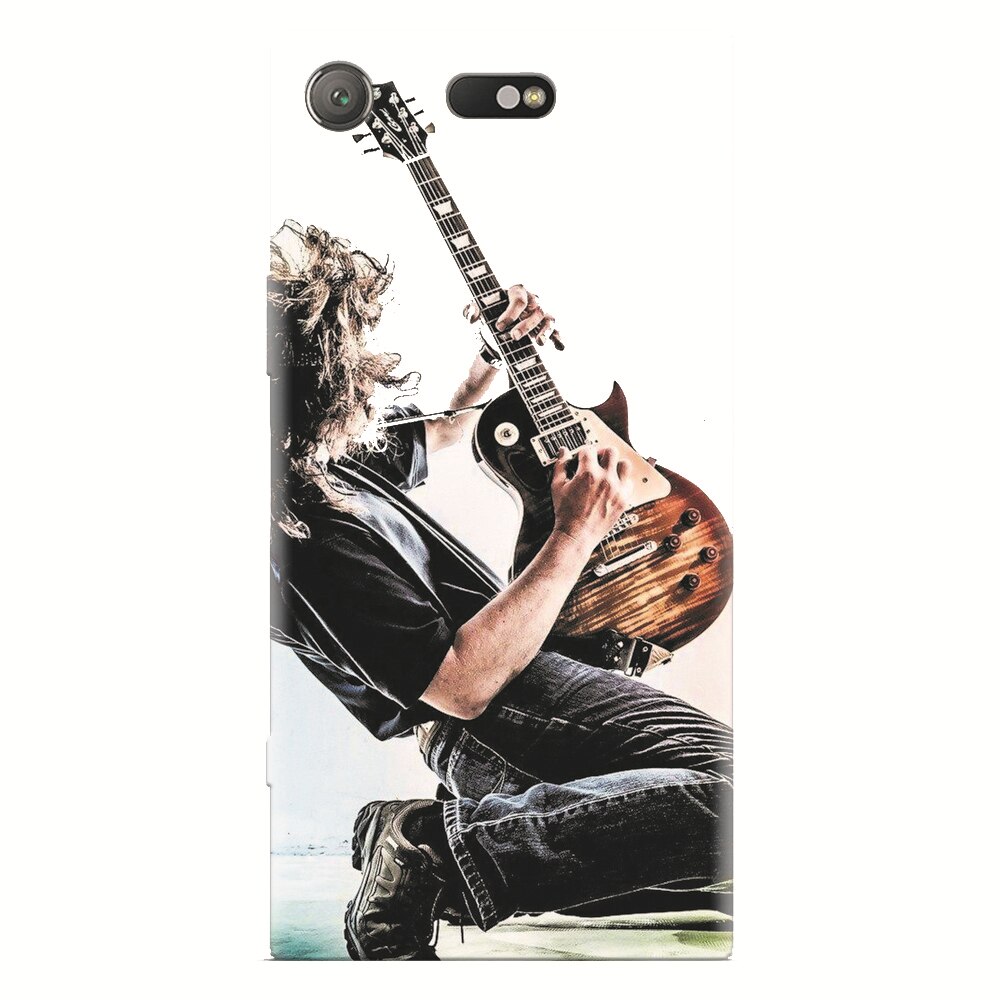 Husa silicon pentru Sony Xperia XZ Compact, Rock Star
