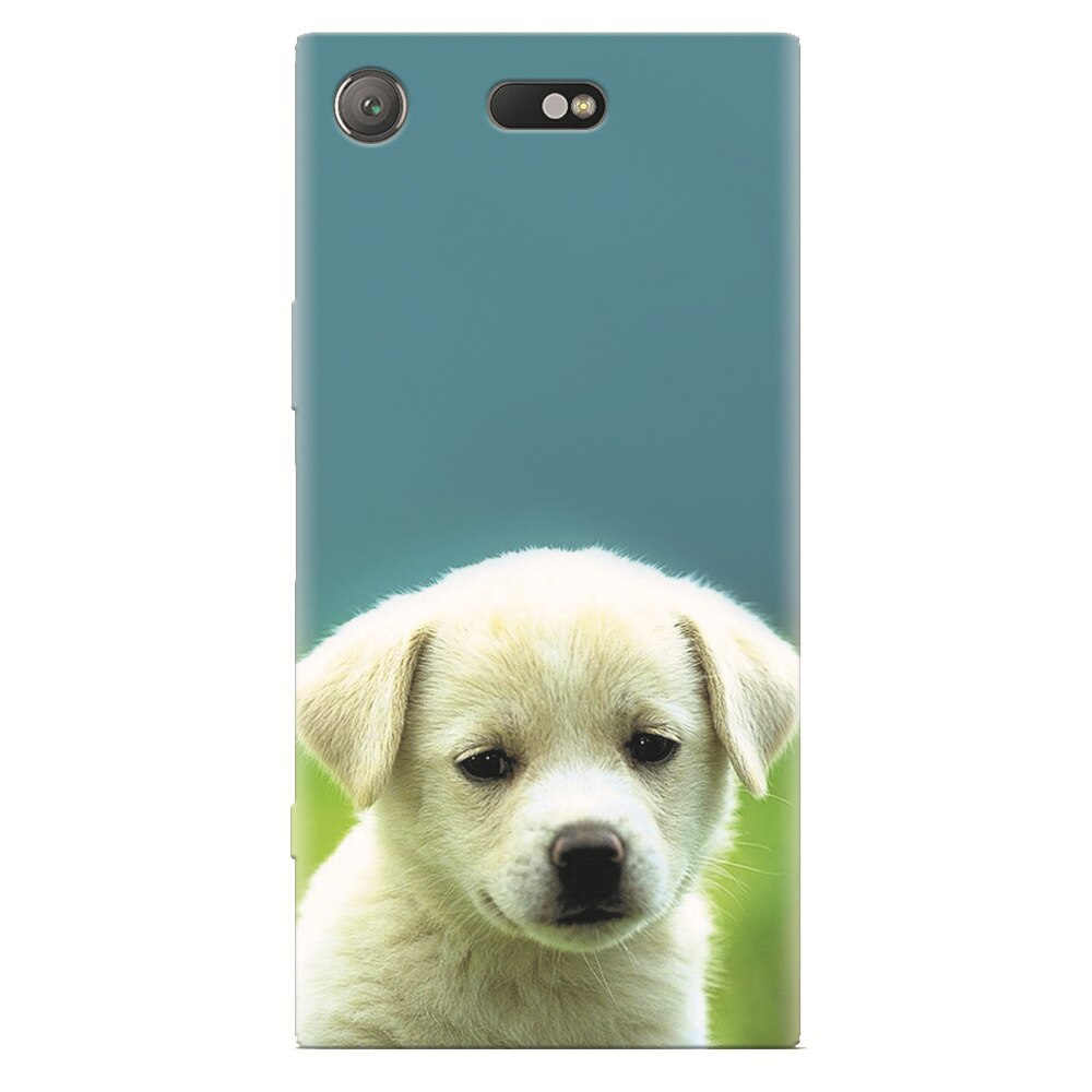 Husa silicon pentru Sony Xperia XZ Compact, Puppy Style