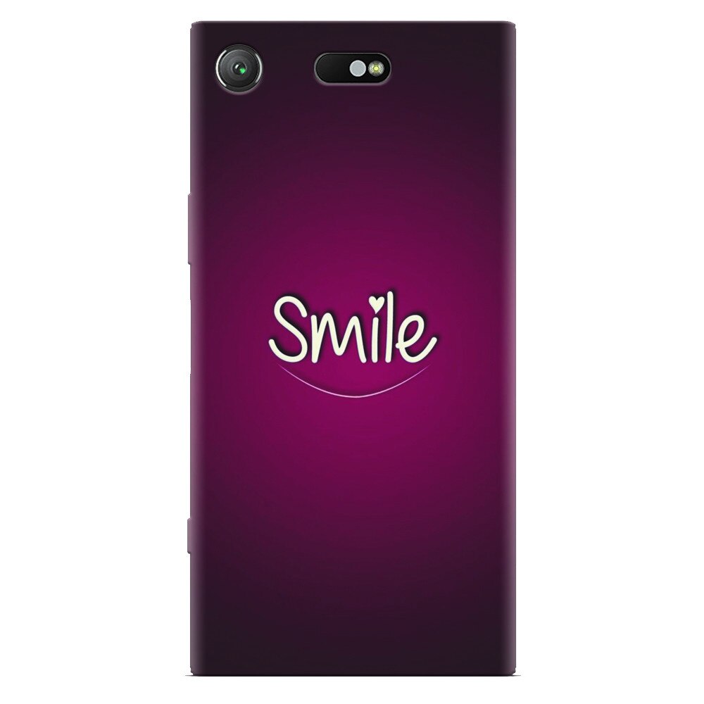 Husa silicon pentru Sony Xperia XZ Compact, Smile Love