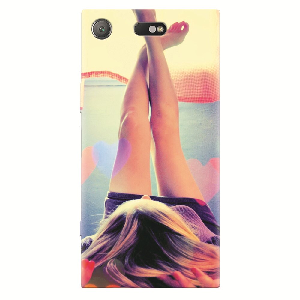 Husa silicon pentru Sony Xperia XZ Compact, Relax Girl