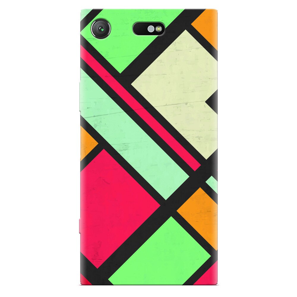 Husa silicon pentru Sony Xperia XZ Compact, Retro Grunge