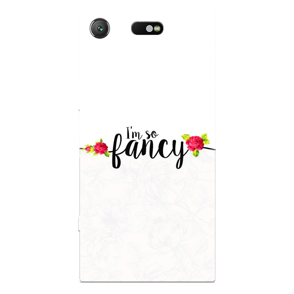 Husa silicon pentru Sony Xperia XZ Compact, Im So Fancy Floral