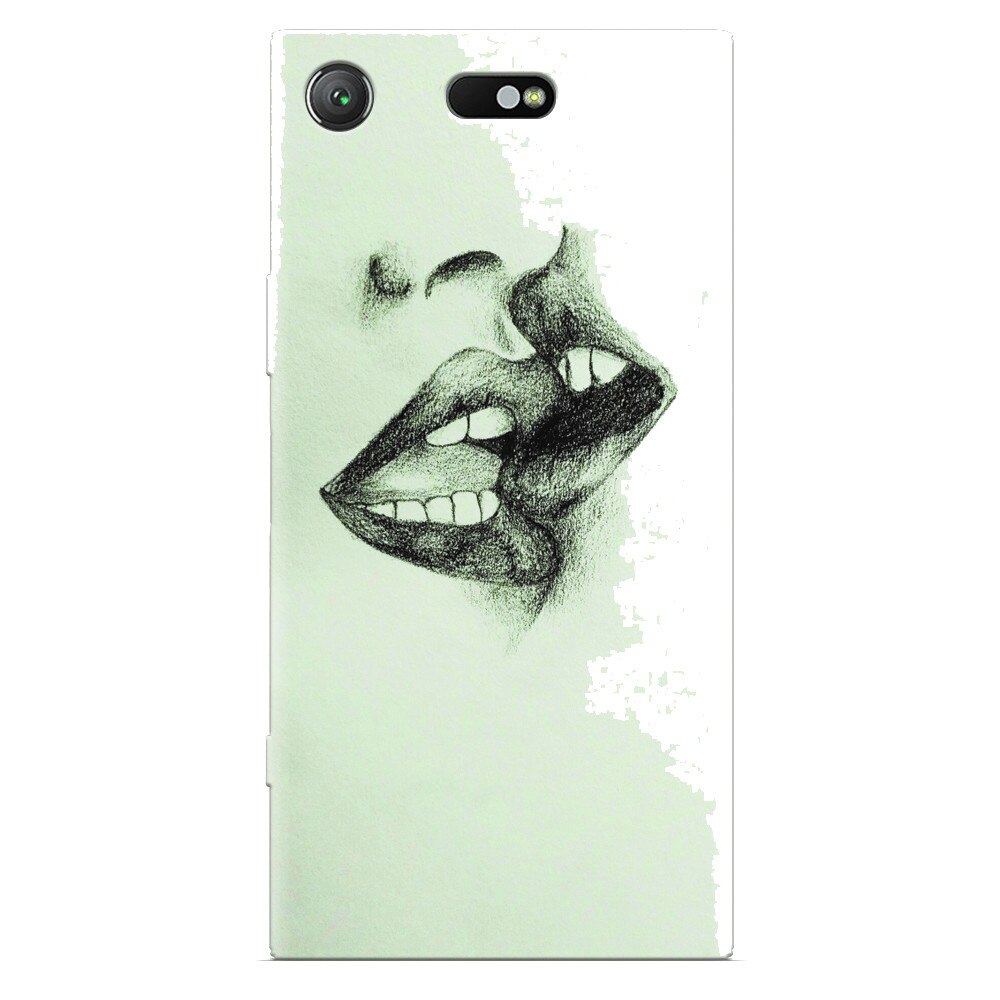 Husa silicon pentru Sony Xperia XZ Compact, Kiss