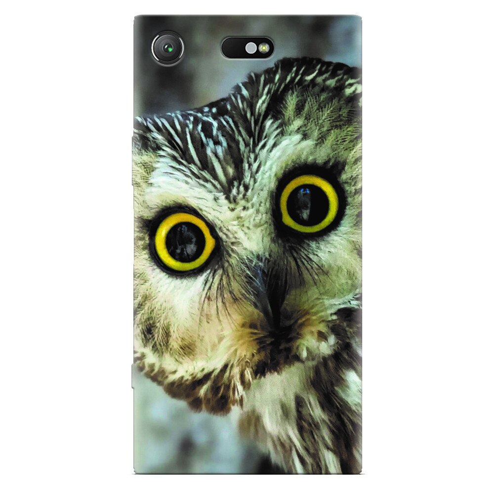 Husa silicon pentru Sony Xperia XZ Compact, Owl