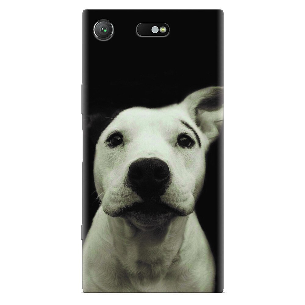 Husa silicon pentru Sony Xperia XZ Compact, Funny Dog