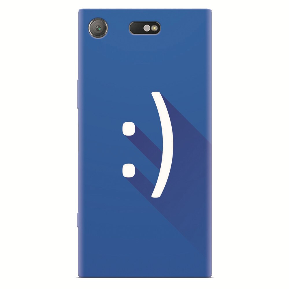 Husa silicon pentru Sony Xperia XZ Compact, Smile