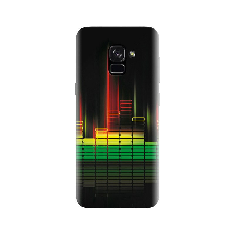 Husa silicon pentru Samsung Galaxy A5 2018, Abstract Dj Sound System