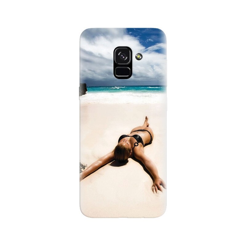 Husa silicon pentru Samsung Galaxy A5 2018, Beach Lounging