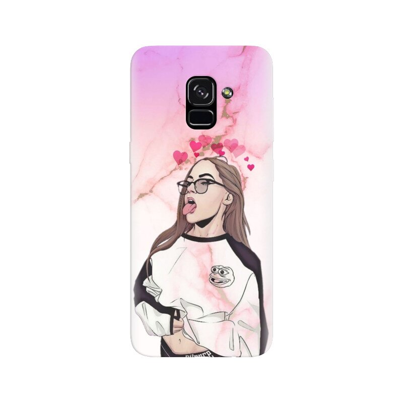 Husa silicon pentru Samsung Galaxy A5 2018, Bad Girl