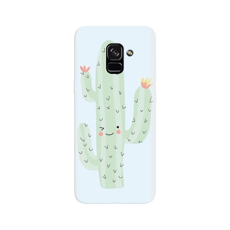Husa silicon pentru Samsung Galaxy A5 2018, Cactus