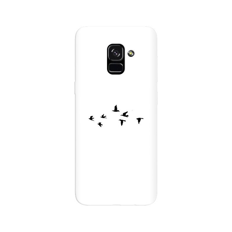 Husa silicon pentru Samsung Galaxy A5 2018, Birds