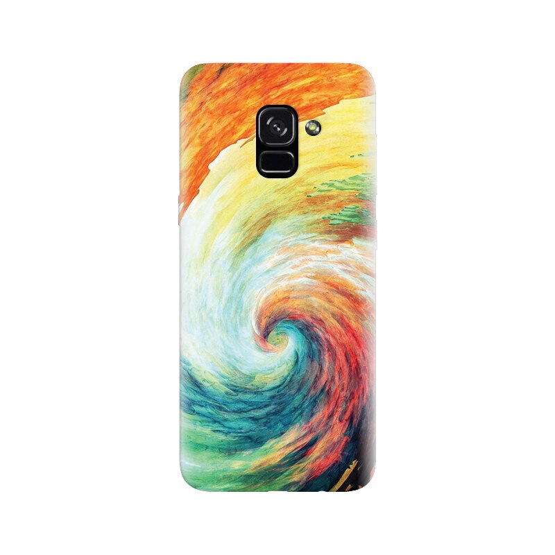 Husa silicon pentru Samsung Galaxy A5 2018, Big Wave Painting