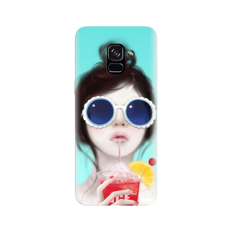Husa silicon pentru Samsung Galaxy A5 2018, Cute Girly 001