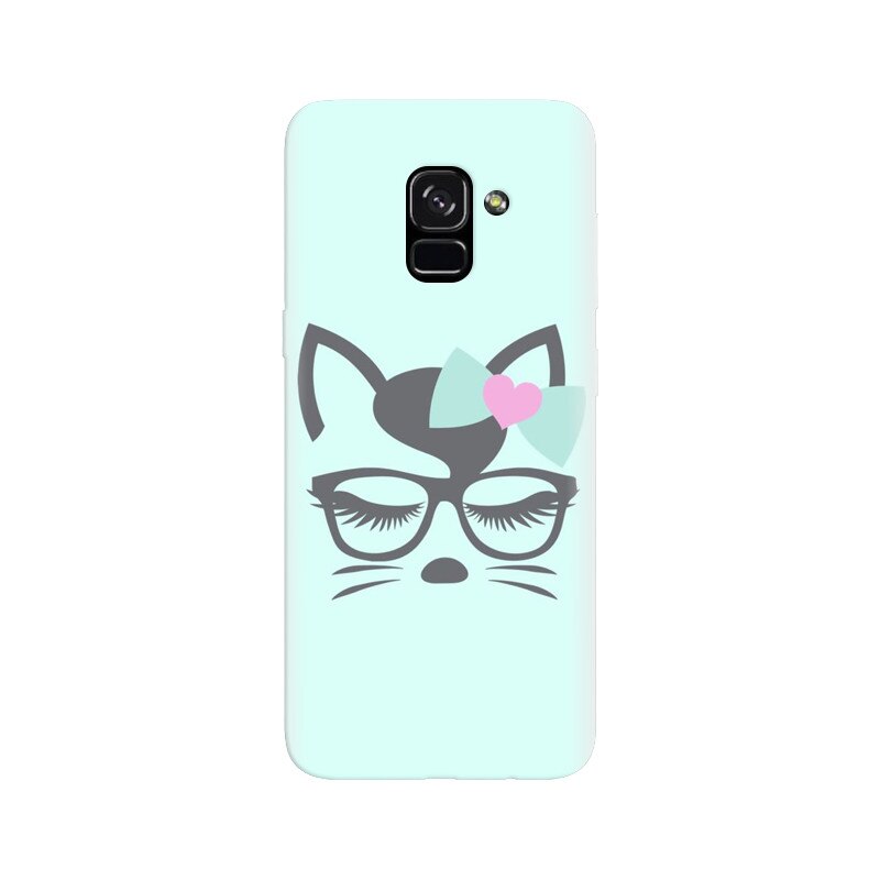 Husa silicon pentru Samsung Galaxy A5 2018, Angel Cat