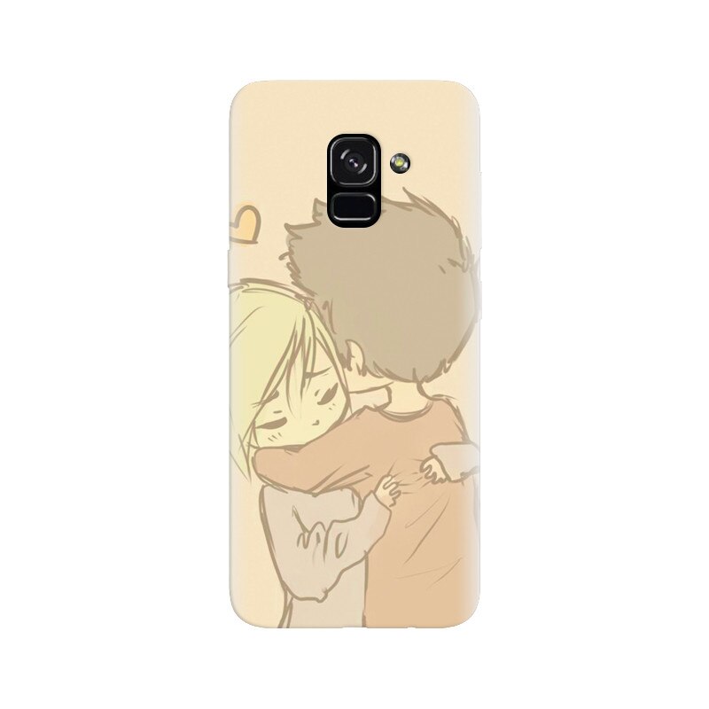 Husa silicon pentru Samsung Galaxy A5 2018, Couple Hug