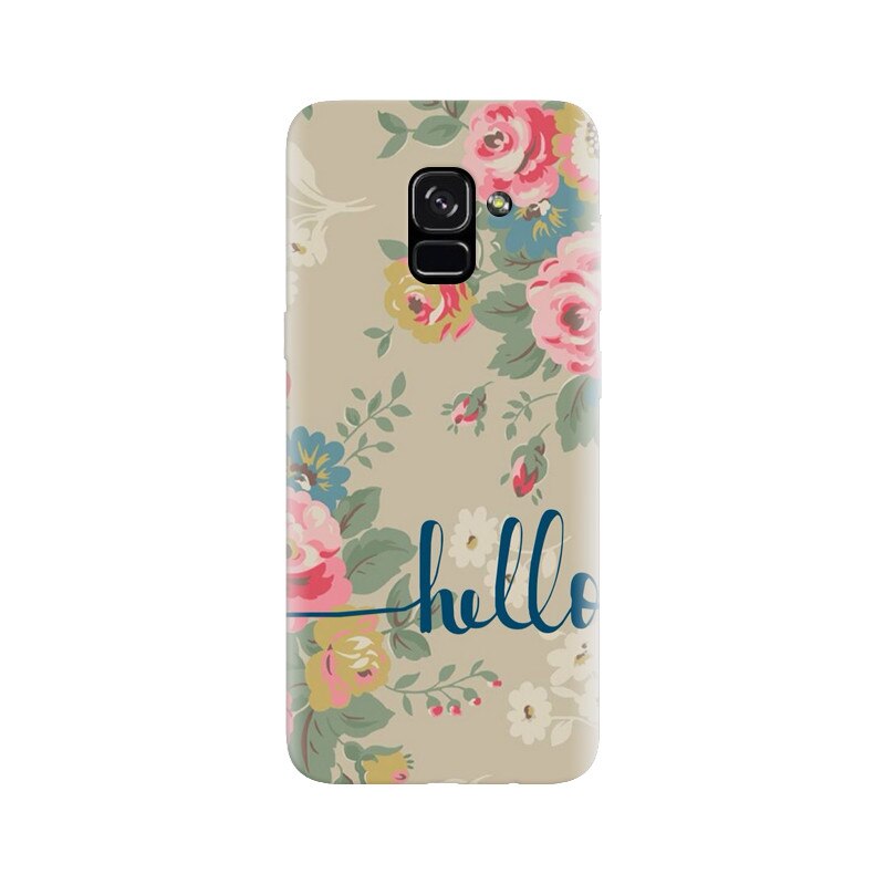 Husa silicon pentru Samsung Galaxy A5 2018, Cute Flower Phone